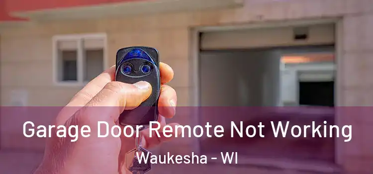  Garage Door Remote Not Working Waukesha - WI